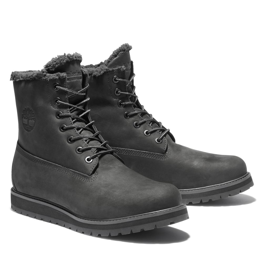 Timberland Mens 6-Inch Boots Richmond Ridge Waterproof - Black - India BW4719506